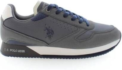U.s. Polo Assn. Grijze Polyester Sneakers met Logo