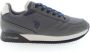 U.s. Polo Assn. Grijze Polyester Sneakers met Logo - Thumbnail 1