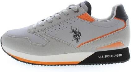 U.s. Polo Assn. Grijze Sportsneaker met Logo