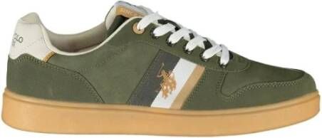 U.s. Polo Assn. Groene lage sneakers voor heren