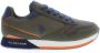 U.s. Polo Assn. Groene polyester sneakers met contrasterende details - Thumbnail 1