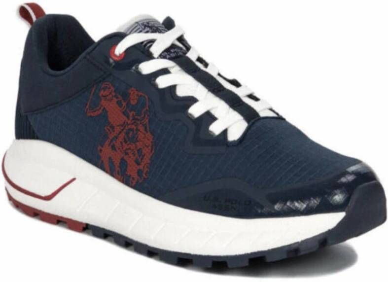 U.s. Polo Assn. Heren Seth Hardloopschoenen in Donkerblauw Blauw Heren