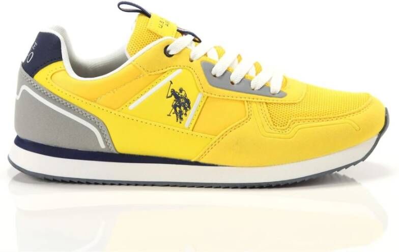 U.s. Polo Assn. Heren Sneakers Geel Print Geel Heren