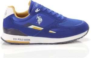 U.s. Polo Assn. Heren Sneakers Turquoise Print Blauw Heren