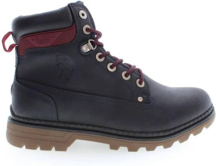 U.s. Polo Assn. Luxe Blauwe LaceUp Laarzen Stijl