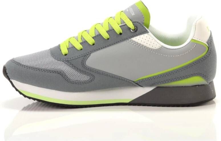 U.s. Polo Assn. Grijze Vetersportschoenen met Contrasterende Details Gray Heren - Foto 2