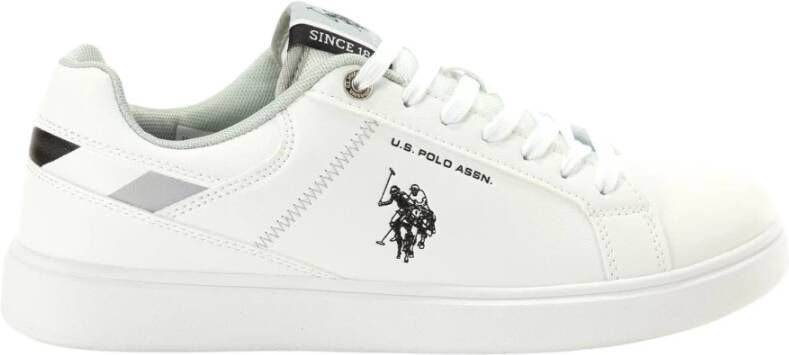 U.s. Polo Assn. Witte Polyester Sneaker met Contrasterende Details - Foto 2