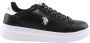 U.s. Polo Assn. Monochrome Casual Sneakers voor Mannen Black Heren - Thumbnail 8