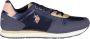 U.s. Polo Assn. Stijlvolle Blauwe Vetersneakers met Contrastdetails Blue Dames - Thumbnail 17