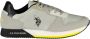 U.s. Polo Assn. Grijze Lace-Up Sports Sneakers met Iconisch Logo Multicolor Heren - Thumbnail 2
