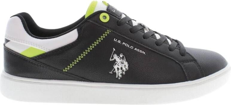 U.s. Polo Assn. Heren Sneakers Zwart Print Alle Seizoenen Zwart Heren