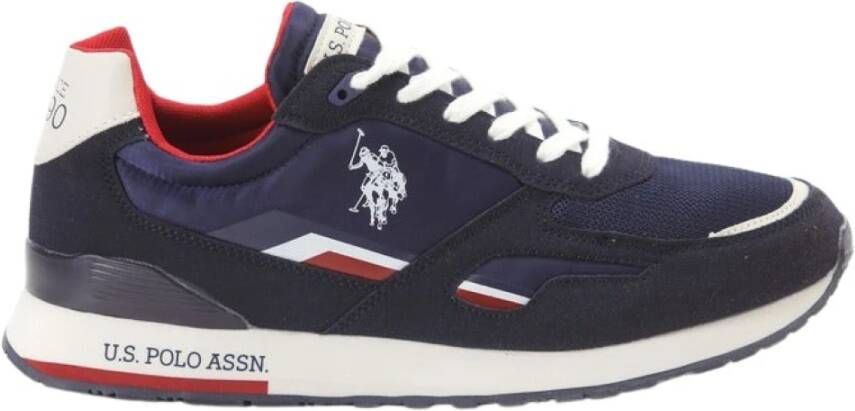US Polo Assn U.S. POLO ASSN. Tabry 001B Heren Sneakers Schoenen Blauw TABRY001B-DBL002 - Foto 3