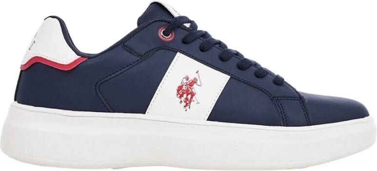 U.s. Polo Assn. Blauwe Polyester Sneaker met Contrasterende Details - Foto 3