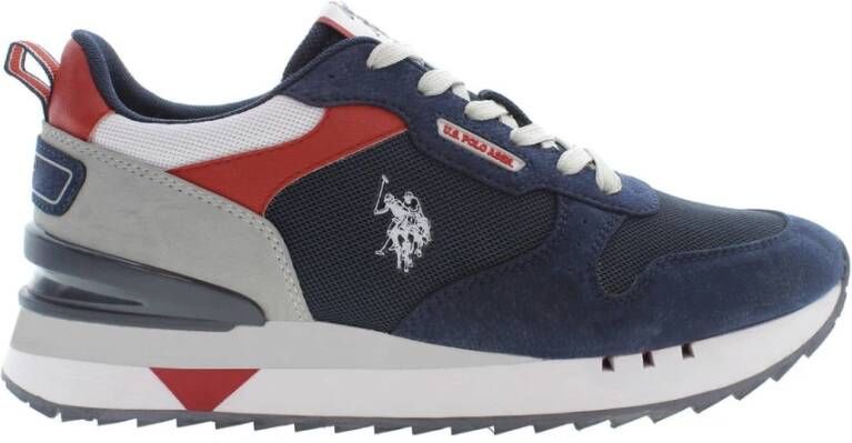 U.s. Polo Assn. Vetersneakers met ronde neus Grijs Heren