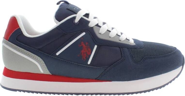 U.s. Polo Assn. Stijlvolle Heren Logo Sportschoen Blauw Heren