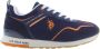 U.S. POLO ASSN. Tabry 002 Heren Sneakers Schoenen Blauw DBL-ORA02 - Thumbnail 2