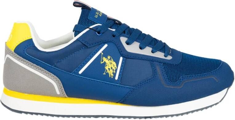 U.s. Polo Assn. Blauwe Sportschoenen voor Heren Blauw Heren