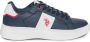 U.s. Polo Assn. Blauwe Polyester Sneaker met Contrasterende Details - Thumbnail 4