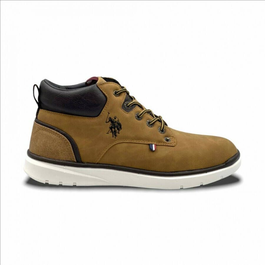U.s. Polo Assn. Heren Tan Veterschoenen Polacchino Yellow Heren