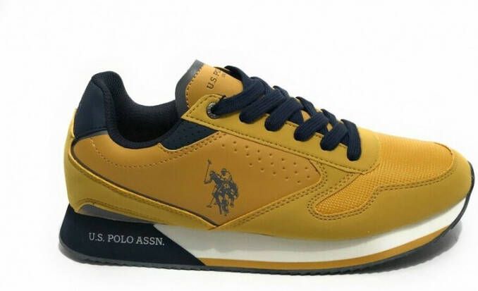 U.s. Polo Assn. Sneakers Geel Heren