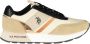 U.s. Polo Assn. Beige Polyester Sneaker met Contrastdetails Beige Heren - Thumbnail 1