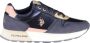 U.s. Polo Assn. Stijlvolle Blauwe Vetersneakers met Contrastdetails Blue Dames - Thumbnail 11