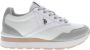 U.s. Polo Assn. Witte Polyester Sneaker met Contrasterende Details White Dames - Thumbnail 8