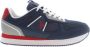 U.s. Polo Assn. Sportieve Blauwe Veterschoenen met Contrastdetails Blue Heren - Thumbnail 2