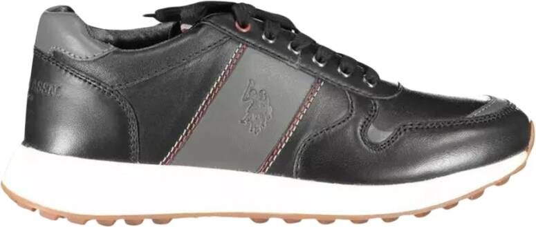 U.S. Polo Assn. Sneakers in zwart voor Heren Novak 001 LTH BLK DGR 01