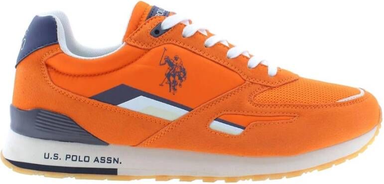 U.s. Polo Assn. Oranje Sports Sneakers voor Heren Oranje Heren