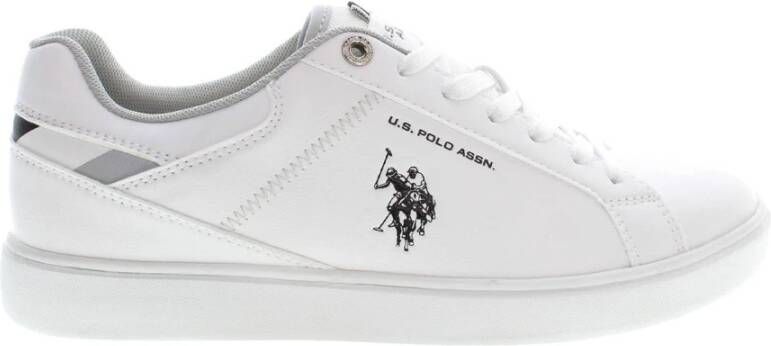 U.s. Polo Assn. Slip-On Print Sneakers White Heren