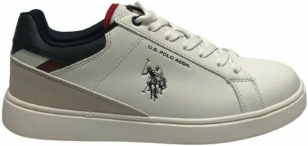U.s. Polo Assn. Lage PU Leren Sneakers White Heren