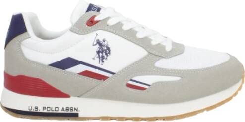 US Polo Assn U.S. POLO ASSN. Tabry 003 Heren Sneakers Schoenen Wit TABRY003-WHI - Foto 3