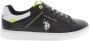 U.s. Polo Assn. Heren Sneakers Zwart Print Alle Seizoenen Zwart Heren - Thumbnail 5