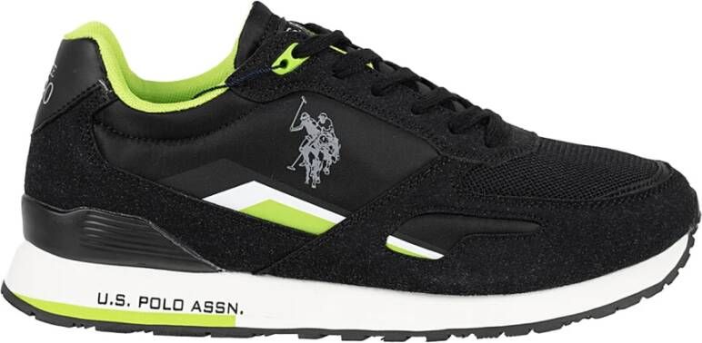 US Polo Assn U.S. POLO ASSN. Tabry 003 Heren Sneakers Schoenen Zwart TABRY003-BLK