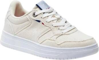 U.s. Polo Assn. Sportieve Beige Sneakers Unisex Rubberen Zool