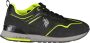 U.S. POLO ASSN. Polyester Vetersneaker Met Contrasterende Details En Logoprint - Thumbnail 11