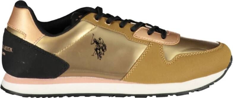 U.s. Polo Assn. Sportieve Veterschoenen Goud Dames Yellow Dames