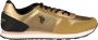 U.s. Polo Assn. Gouden Dames Sneaker met Moderne Flair Yellow Dames - Thumbnail 4