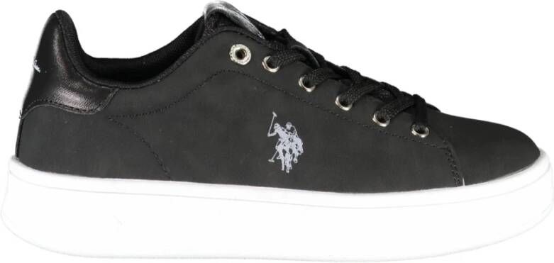 U.s. Polo Assn. Sportieve Zwarte Damessneakers met Logoprint - Foto 2