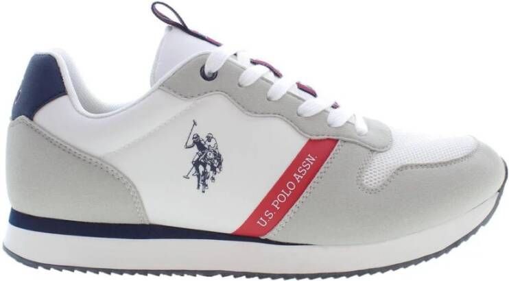 U.s. Polo Assn. Sportschoen met veters voor heren en contrasterende details Meerkleurig
