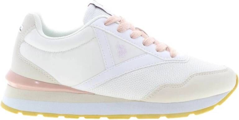 U.s. Polo Assn. Witte sneakers voor dames met sportief ontwerp Wit Dames