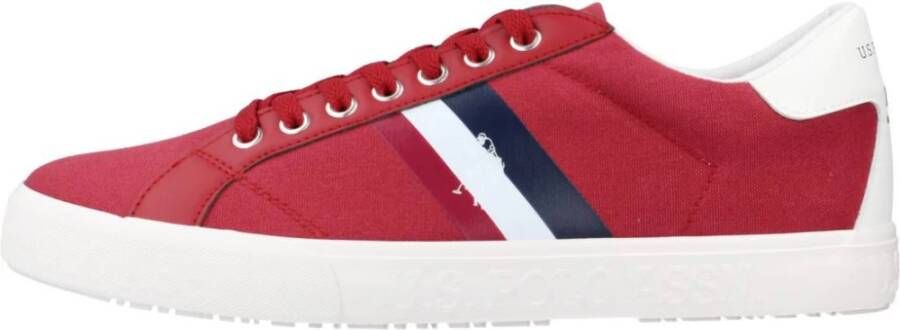 U.s. Polo Assn. Stijlvolle Deportivo Sneakers Red Heren