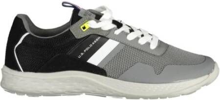 U.s. Polo Assn. Stijlvolle GreyBlack Sneaker voor Mannen