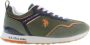 U.s. Polo Assn. Stijlvolle olijfgroene sneakers - Thumbnail 1