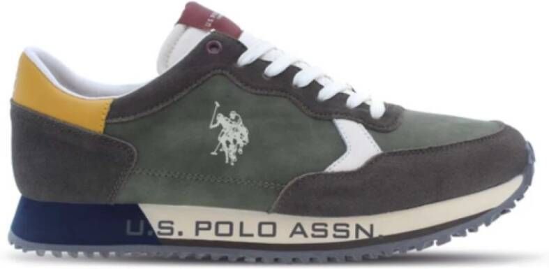 U.s. Polo Assn. Stijlvolle Tan Beige Sneakers Multicolor Heren