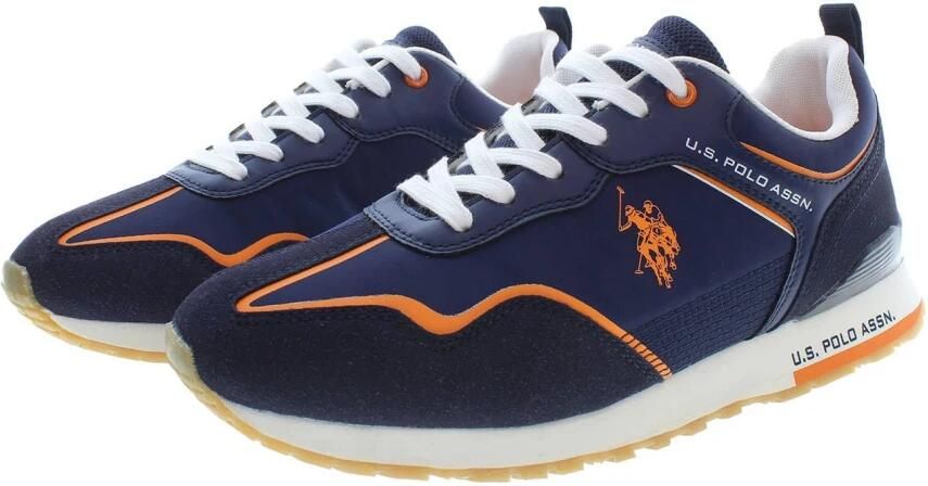 U.S. POLO ASSN. Tabry 002 Heren Sneakers Schoenen Blauw DBL-ORA02 - Foto 4