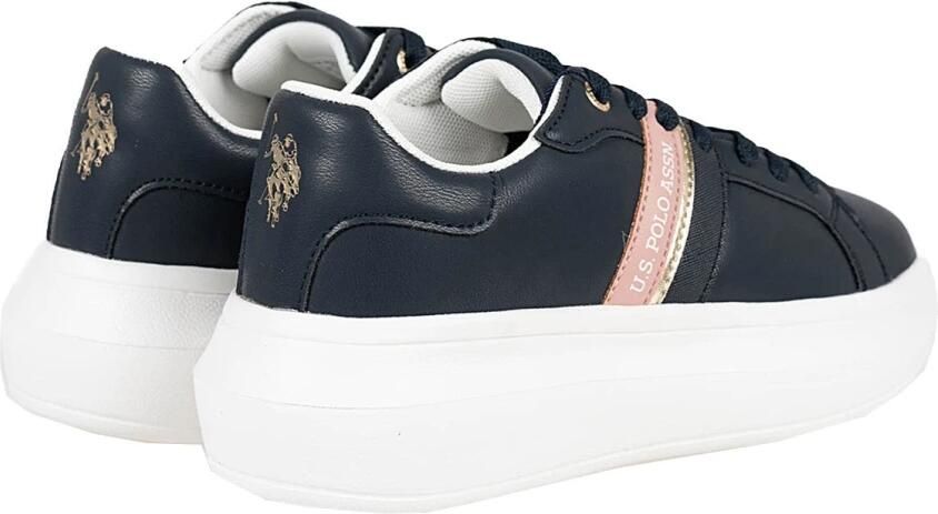 U.s. Polo Assn. Sportschoen voor dames met contrasterende details en logo Blauw - Foto 5