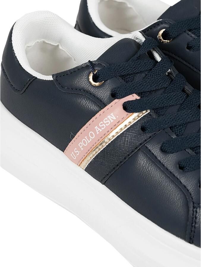 U.s. Polo Assn. Sportschoen voor dames met contrasterende details en logo Blauw - Foto 3