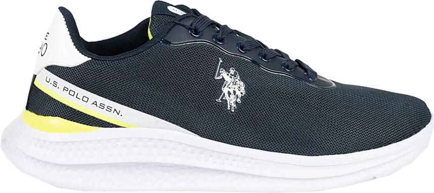 U.s. Polo Assn. Sportschoen met logo en contrasterende details Blauw Heren
